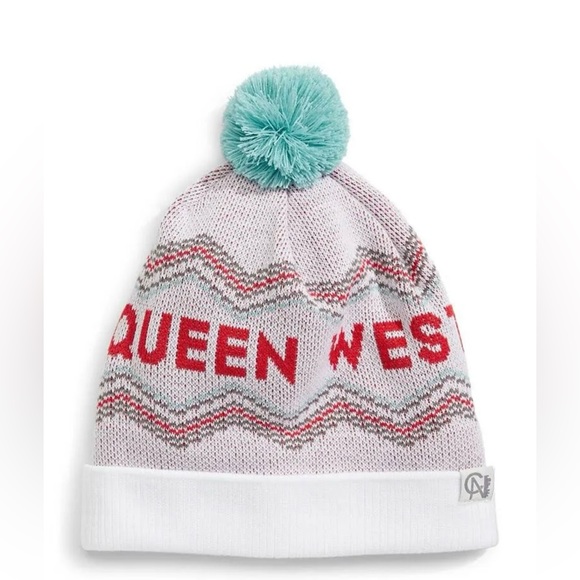 Retro Ski-doo Style Knit Beanie Hat Toque QUEEN WEST Adult Size Unisex - Picture 2 of 11